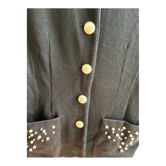 Leslie Fay Collections knit blazer Size 8 - Picture 3 of 7